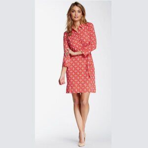 Donna Morgan | Geo Print Shirt Dress Size 8